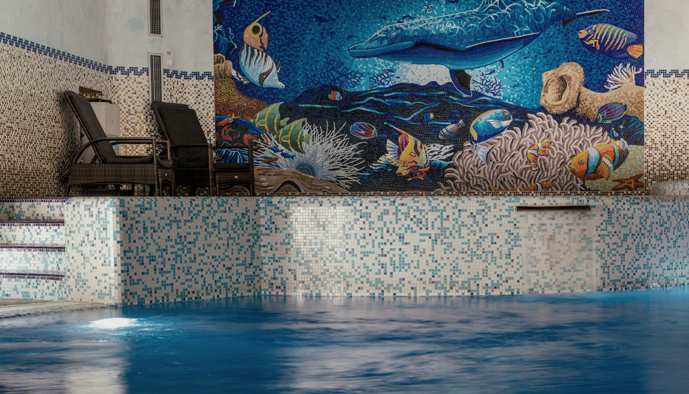 Bazén hotel troyer s vířivkou